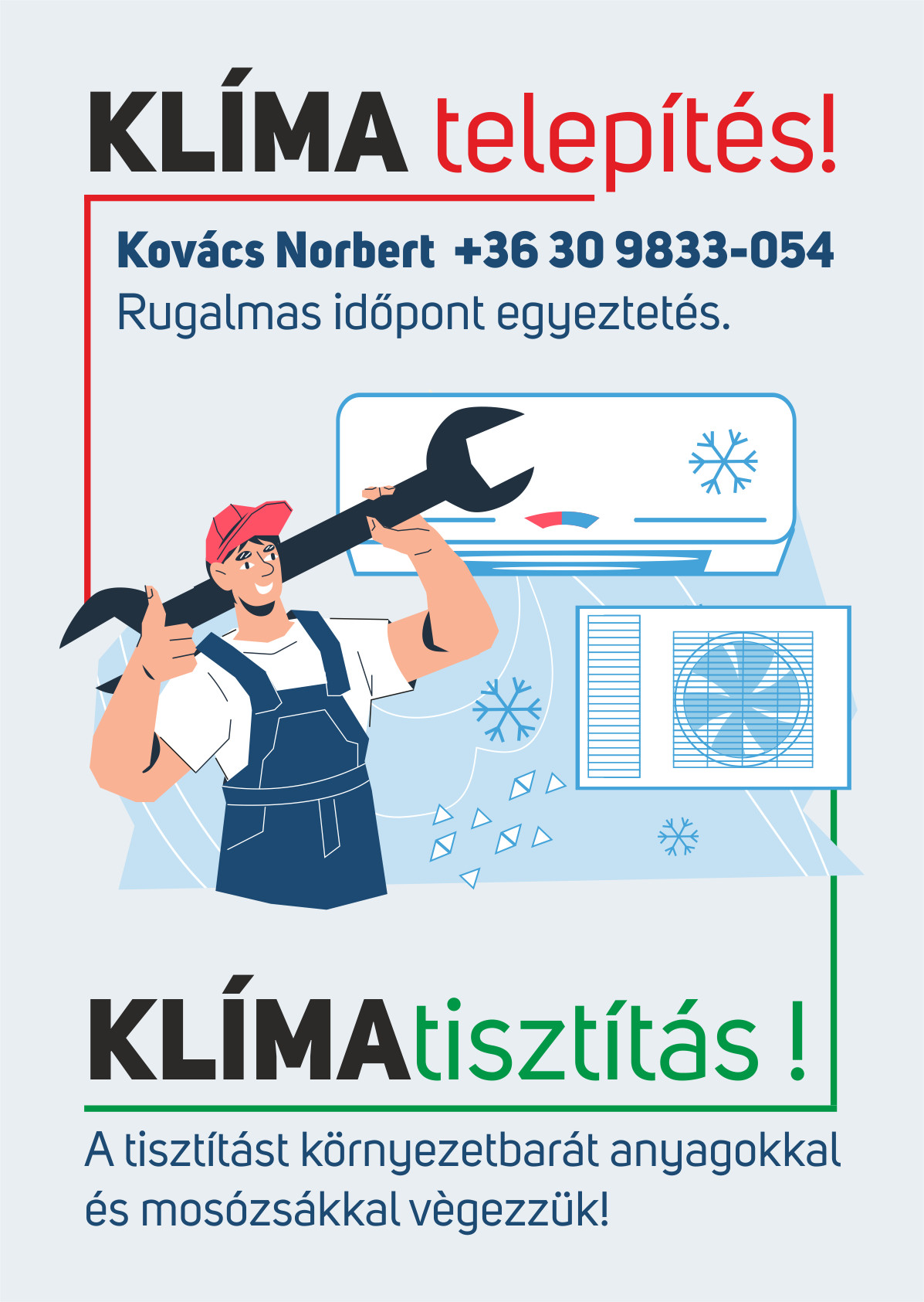 Kovács Norbert-Klímaszerelés,klímatisztítás