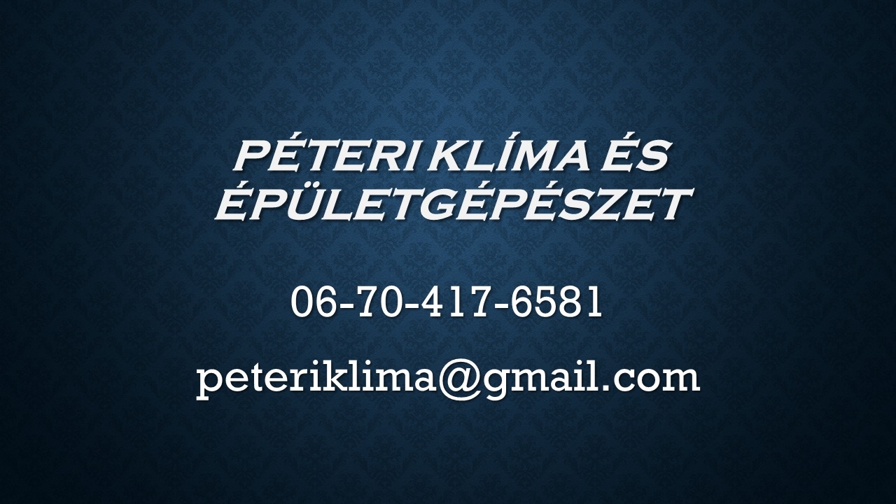 Péteri Klíma és Épületgépészet